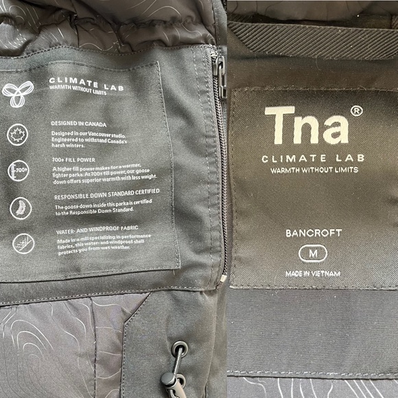 ARITZIA TNA Black Parka with Fur Trim - Picture 12 of 16